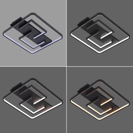 Brilagi - Lampă de tavan LED dimabilă FLARE LED/34W/230V 48x48 cm 3000-6000K + telecomandă