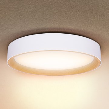 Plafonieră LED dimabilă Brilagi LARIOS LED/48W/230V 3000-6500K ø 39 cm alb + telecomandă