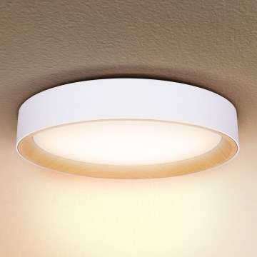 Plafonieră LED dimabilă Brilagi LARIOS LED/60W/230V 3000-6500K ø 49 cm alb + telecomandă
