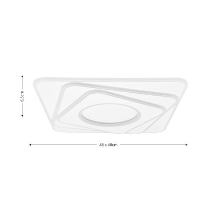 Plafonieră LED dimabilă Brilagi MODERN LED/100W/230V 2700-6500K + telecomandă