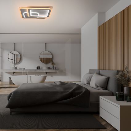 Plafonieră LED dimabilă Brilagi MODERN LED/80W/230V 2700-6500K 52,5x52,5 cm + telecomandă