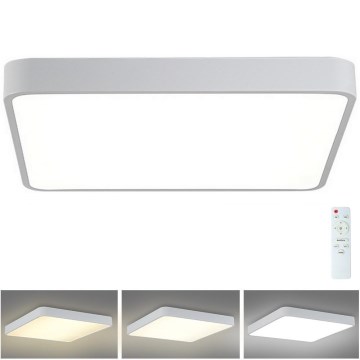 Plafonieră LED dimabilă Brilagi POOL LED/48W/230V 3000-6000K 50x50 cm alb + telecomandă