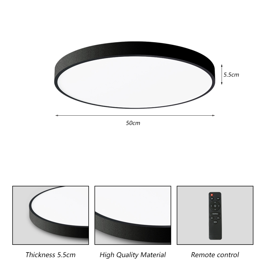 Plafonieră LED dimabilă Brilagi POOL SMART LED/60W/230V 3000-6000K 50 cm + telecomandă