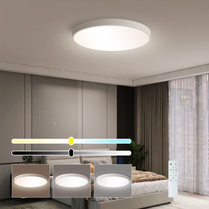 Plafonieră LED dimabilă Brilagi POOL SMART LED/60W/230V 50 cm 3000-6000K Wi-Fi Tuya alb + telecomandă