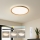 Plafonieră LED dimabilă Brilagi RIVO, LED/72W/230V, 3000-6000K, decor lemn, Ø 50 cm, cu telecomandă
