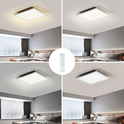Plafonieră LED dimabilă Brilagi SLIMFRAME LED/25W/230V 30x30 cm 3000-6000K alb + telecomandă