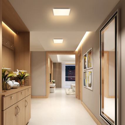 Plafonieră LED dimabilă Brilagi SLIMFRAME LED/25W/230V 30x30 cm 3000-6000K alb + telecomandă