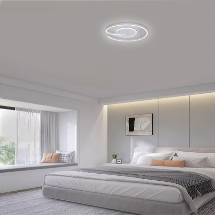 Brilagi - Plafonieră LED reglabilă SPIRAL LED/56W/230V Ø50 cm 3000/4000/6000K + telecomandă