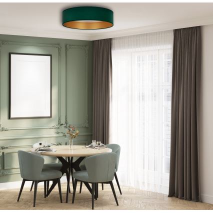 Plafonieră LED dimabilă Brilagi VELVET SMART LED/36W/230V d. 55 cm 2700-6500K Wi-Fi Tuya verde/auriu + telecomandă