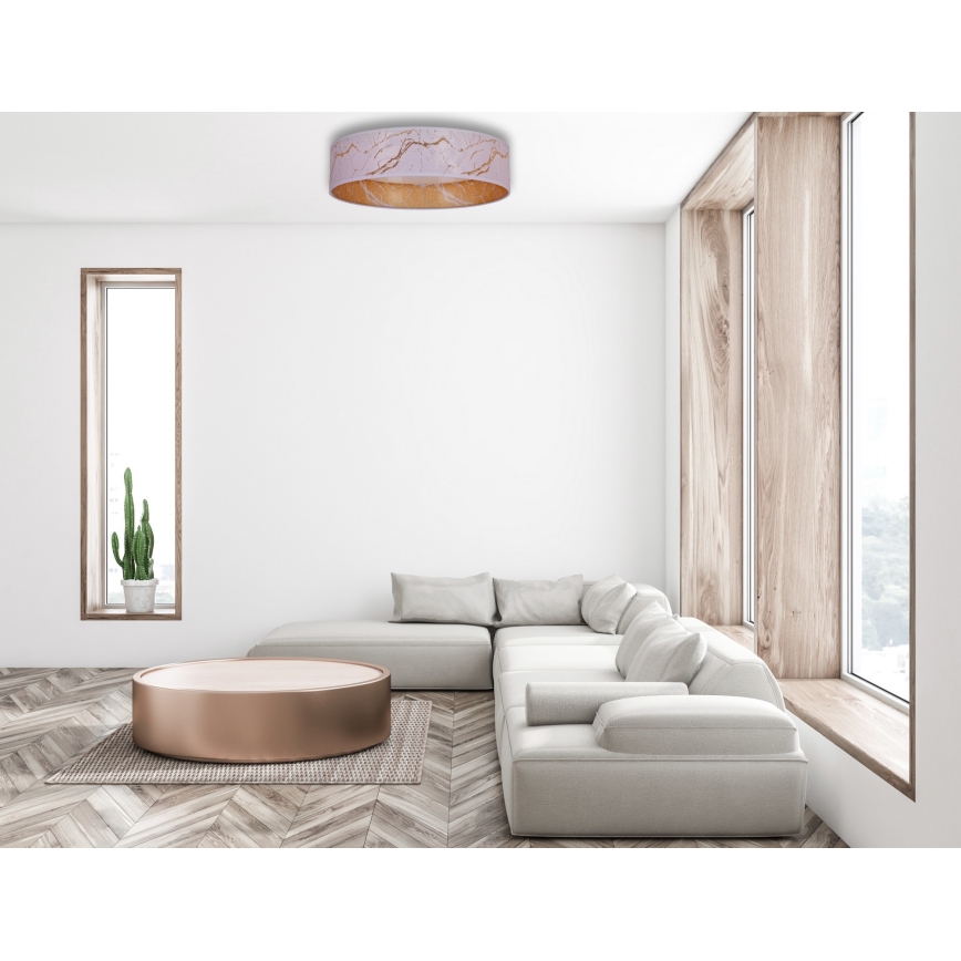 Plafonieră LED dimabilă Brilagi VELVET SMART LED/36W/230V d. 55 cm 2700-6500K Wi-Fi Tuya alb/auriu + telecomandă