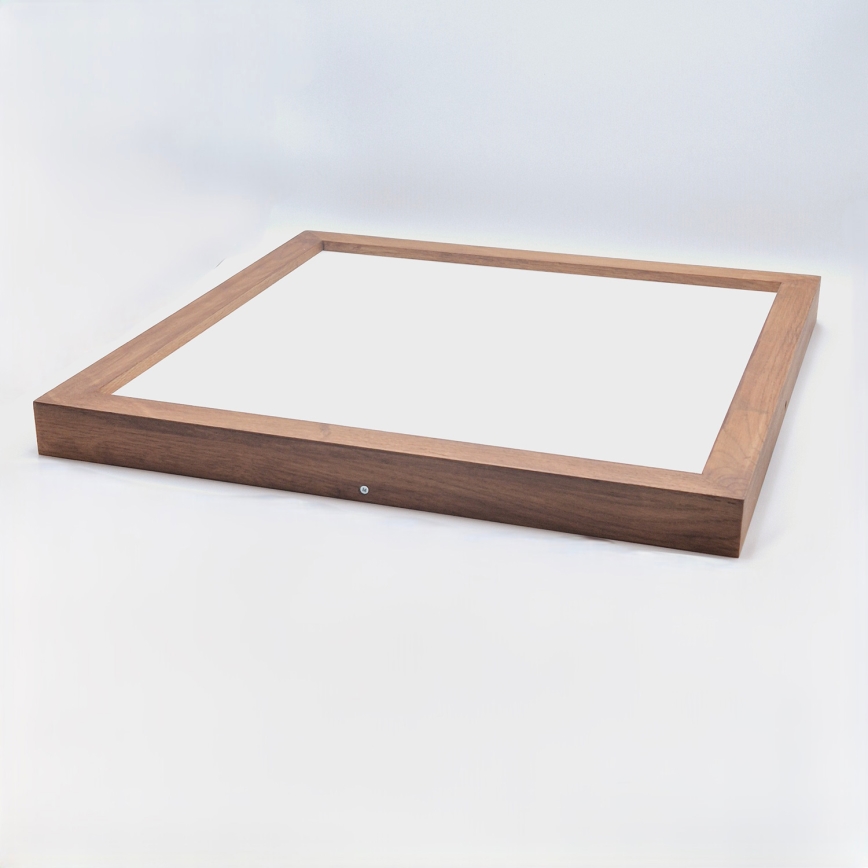 Plafonieră LED dimabilă pentru baie Brilagi WOODY FRAME LED/50W/230V stejar 60x60 cm 3000-6000K IP44 + telecomandă