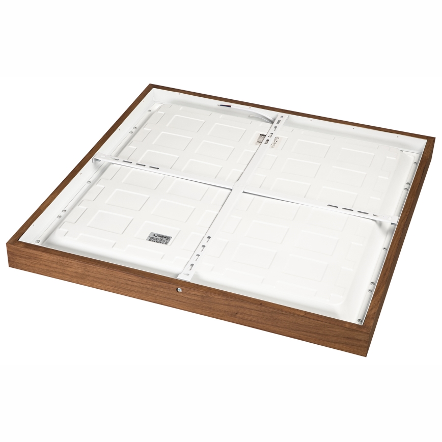 Plafonieră LED dimabilă pentru baie Brilagi WOODY FRAME LED/50W/230V stejar 60x60 cm 3000-6000K IP44 + telecomandă