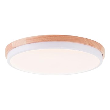 Plafonieră LED dimabilă Brilliant BAARLO LED/24W/230V d. 35 cm alb/ficus de cauciuc – certificat FSC