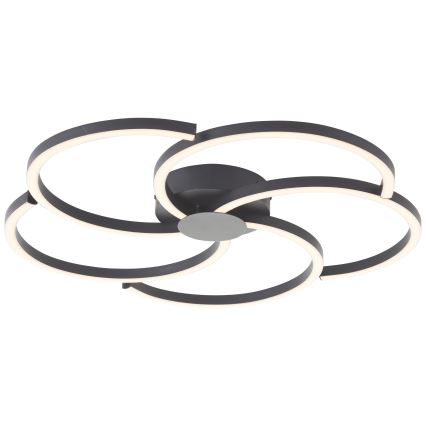 Plafonieră LED dimabilă Brilliant FICO LED/32W/230V d. 57 cm negru