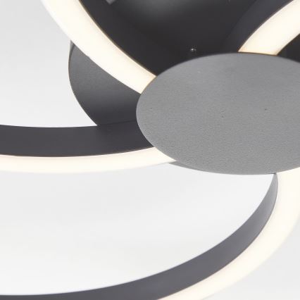 Plafonieră LED dimabilă Brilliant FICO LED/32W/230V d. 57 cm negru