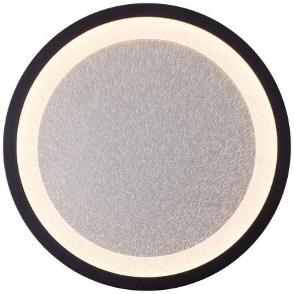 Plafonieră LED dimabilă Brilliant MOSAKO LED/20W/230V 2700K d. 29,5 cm negru