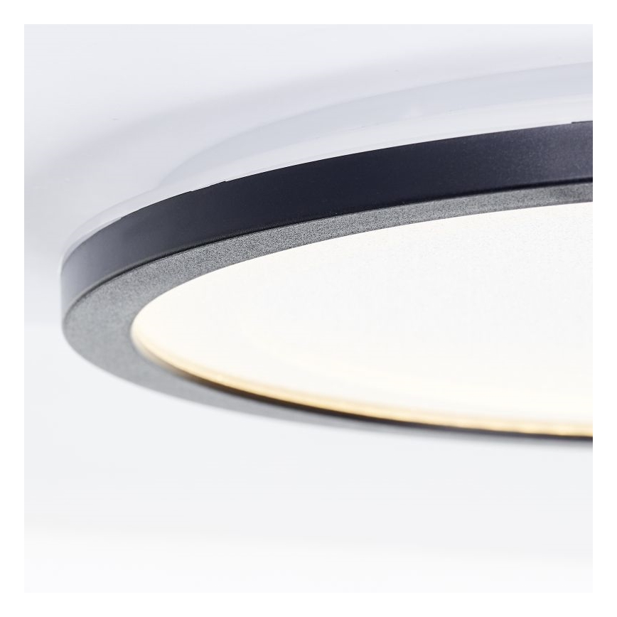 Plafonieră LED dimabilă Brilliant MOSAKO LED/20W/230V 2700K d. 29,5 cm negru