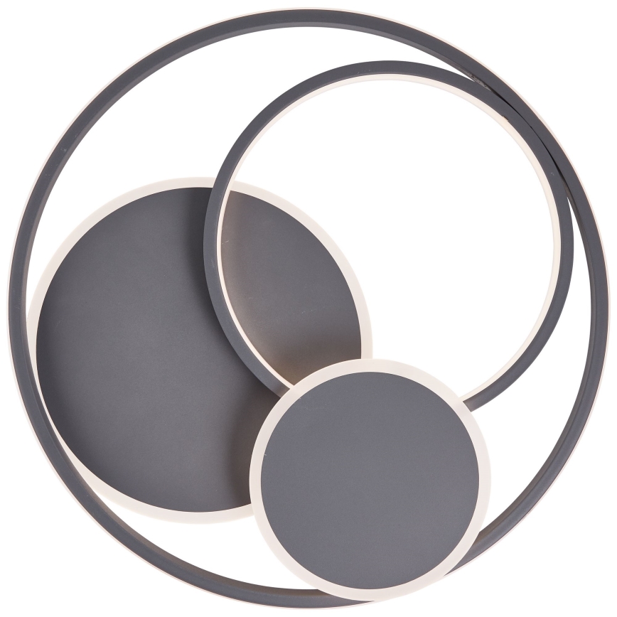 Plafonieră LED dimabilă Brilliant RUNDA LED/50W/230V 3000-6500K negru + telecomandă