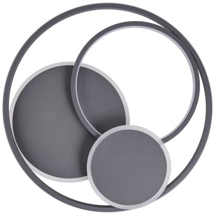 Plafonieră LED dimabilă Brilliant RUNDA LED/50W/230V 3000-6500K negru + telecomandă