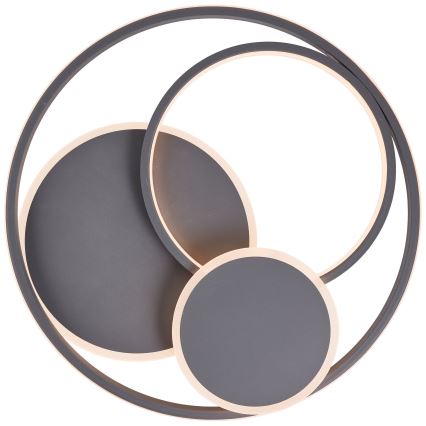 Plafonieră LED dimabilă Brilliant RUNDA LED/50W/230V 3000-6500K negru + telecomandă