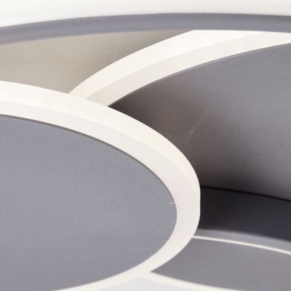 Plafonieră LED dimabilă Brilliant RUNDA LED/50W/230V 3000-6500K negru + telecomandă