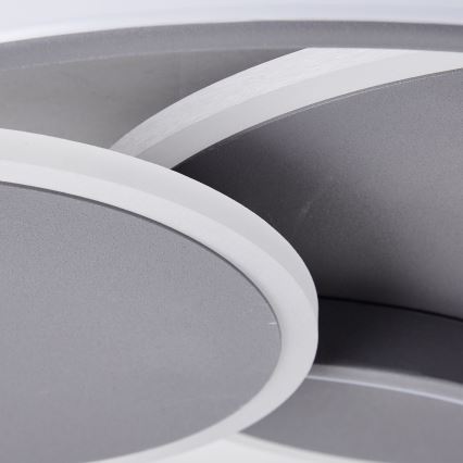 Plafonieră LED dimabilă Brilliant RUNDA LED/50W/230V 3000-6500K negru + telecomandă