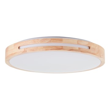 Plafonieră LED dimabilă Brilliant WOODBURY LED/24W/230V d. 39 cm ficus de cauciuc – certificat FSC