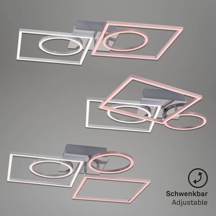 Plafonieră LED dimabilă Briloner 3135-018 FRAME LED/43,8W/230V 3000K