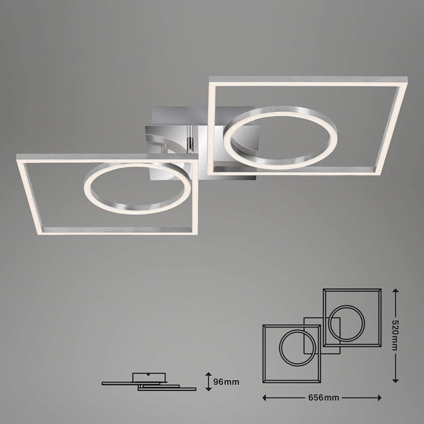 Plafonieră LED dimabilă Briloner 3135-018 FRAME LED/43,8W/230V 3000K