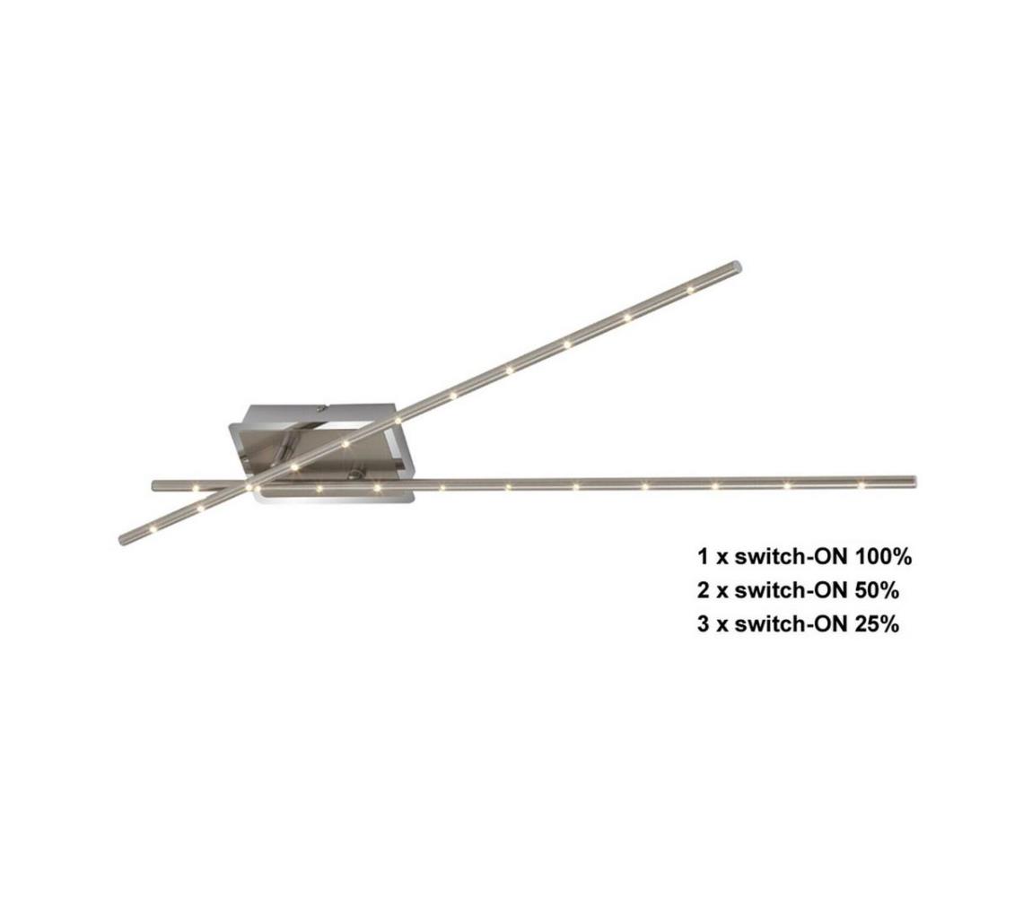 Plafonieră LED dimabilă Briloner 3252-022 TEMPALTE 2xLED/11W/230V