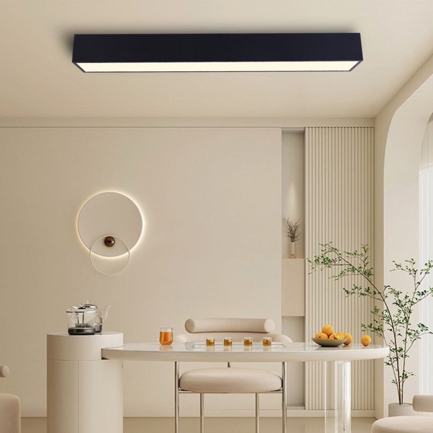 Plafonieră LED dimabilă CANTO LED/50W/230V negru Tuya Immax NEO 07074-90 + telecomandă