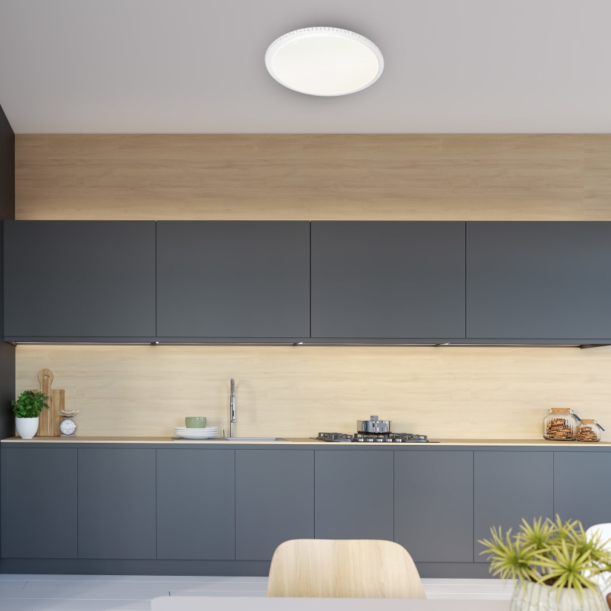 Plafonieră LED dimabilă CRUZ cu telecomandă LED/66W/230V 3300lm