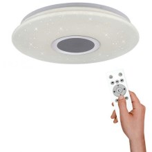 Plafonieră LED dimabilă cu difuzor PELVO LED/22W/230V Leuchten Direkt 14287-16 + telecomandă