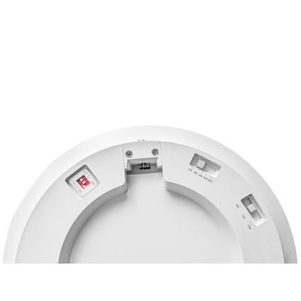 Plafonieră LED cu funcție dimmer și senzor de mișcare și amurg, 6/12/18W, 230V, diametru 23 cm