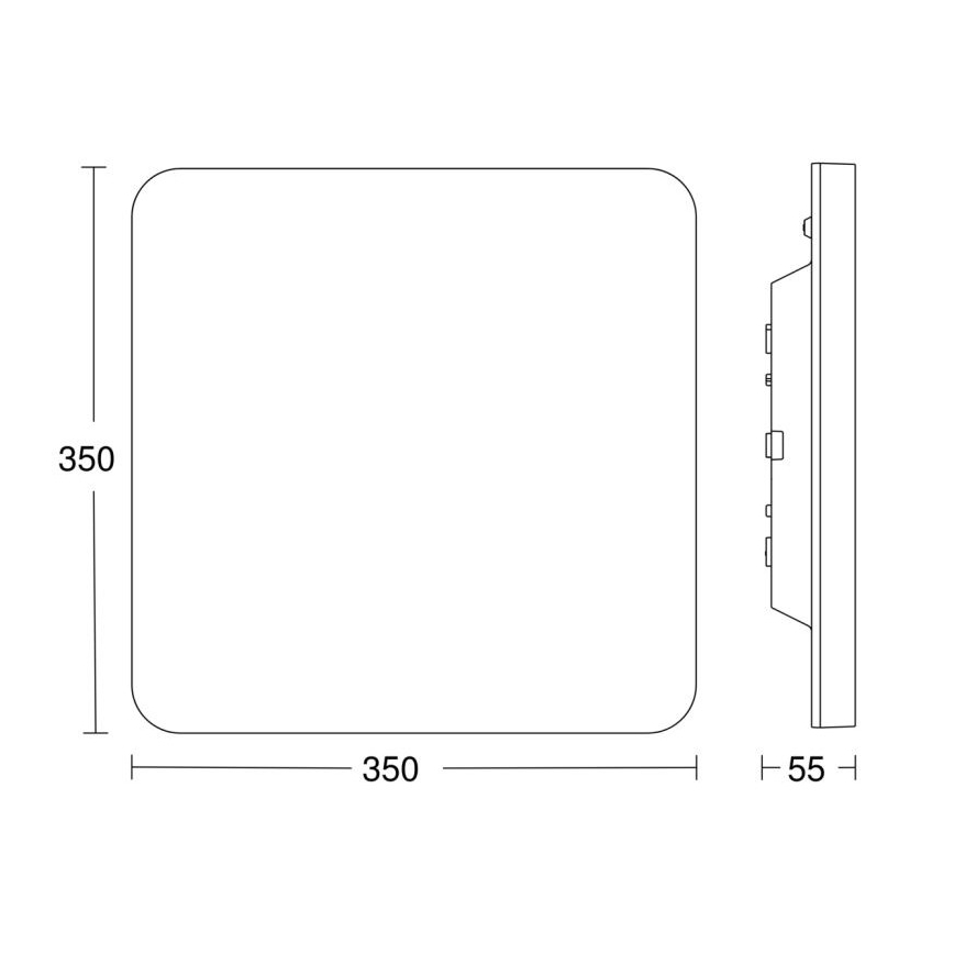 Plafonieră LED dimabilă cu senzor RS PRO R30 Q plus SC 23,9W/230V IP40 3000K Steinel 067786
