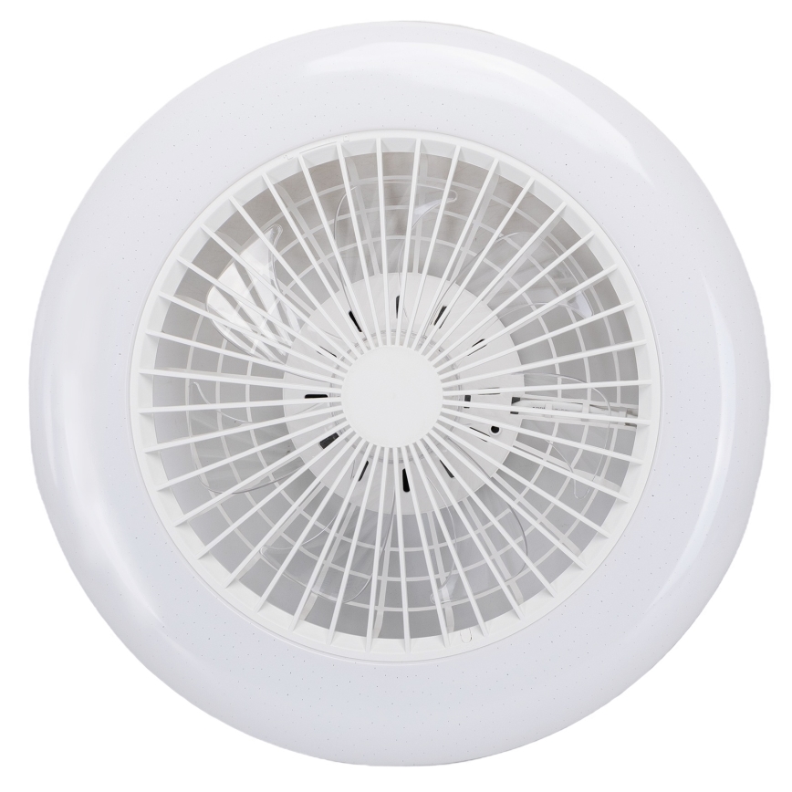 Plafonieră LED dimabilă cu ventilator Aigostar MESH LED/40W/230V 2700-6500K alb + telecomandă
