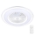 Plafonieră LED dimabilă cu ventilator Brilagi RONDA LED/65W/230V 3000-6500K alb + telecomandă