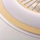 Plafonieră LED dimabilă cu ventilator Brilagi RONDA LED/65W/230V 3000-6500K auriu + telecomandă