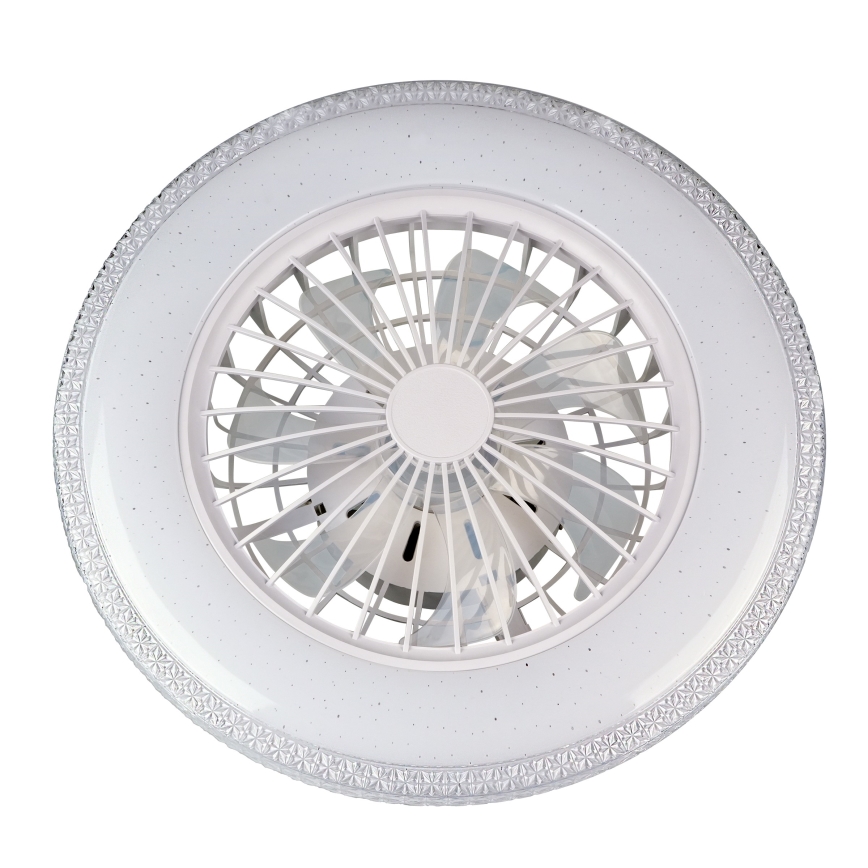 Plafonieră LED reglabilă cu ventilator EGYPT LED/48W/230V 3000-6500K albă + telecomandă