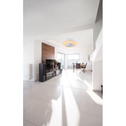 Plafonieră LED dimabilă cu ventilator Globo LED/40W/230V 3000-6000K + telecomandă