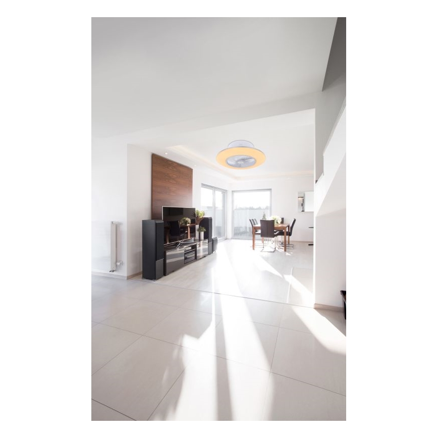 Plafonieră LED dimabilă cu ventilator Globo LED/40W/230V 3000-6000K + telecomandă