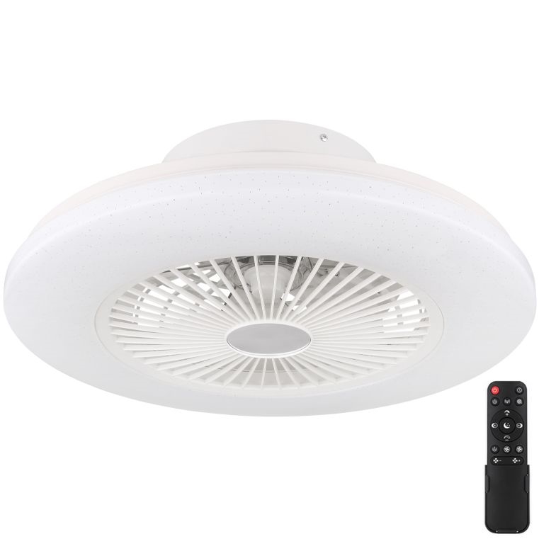 Plafonieră LED dimabilă cu ventilator Globo LED/30W/230V 3000-6500K + telecomandă