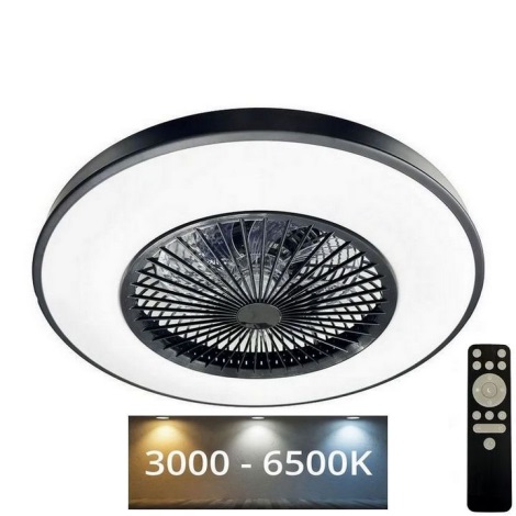 Plafonieră LED dimabilă cu ventilator OPAL LED/72W/230V 3000-6500K + telecomandă