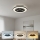 Plafonieră LED dimabilă cu ventilator VENTELUX LED/48W/230V 3000/4000/6500K Ø 48,5 cm negru + telecomandă