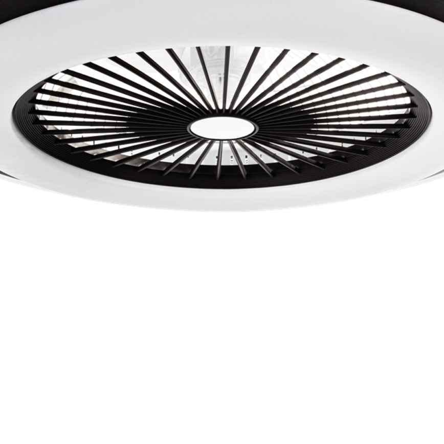 Plafonieră LED dimabilă cu ventilator ZEPHYR LED/48W/230V 3000-6000K negru + telecomandă