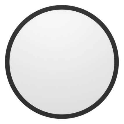 Plafonieră LED dimabilă de exterior Eglo LED/16,8W/230V 2700-6500K d. 50 cm IP44 negru + telecomandă