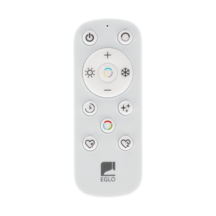 Plafonieră LED dimabilă de exterior Eglo LED/16,8W/230V 2700-6500K d. 50 cm IP44 alb + telecomandă