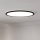 Plafonieră LED dimabilă de exterior Eglo LED/16,8W/230V 2700-6500K d. 50 cm IP44 negru + telecomandă