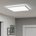 Plafonieră LED dimabilă de exterior Eglo LED/17W/230V 2700-6500K 50x50 cm IP44 alb + telecomandă