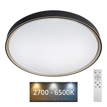 Plafonieră LED dimabilă EBRO LED/36W/230V 2700-6500K d. 50 cm + telecomandă